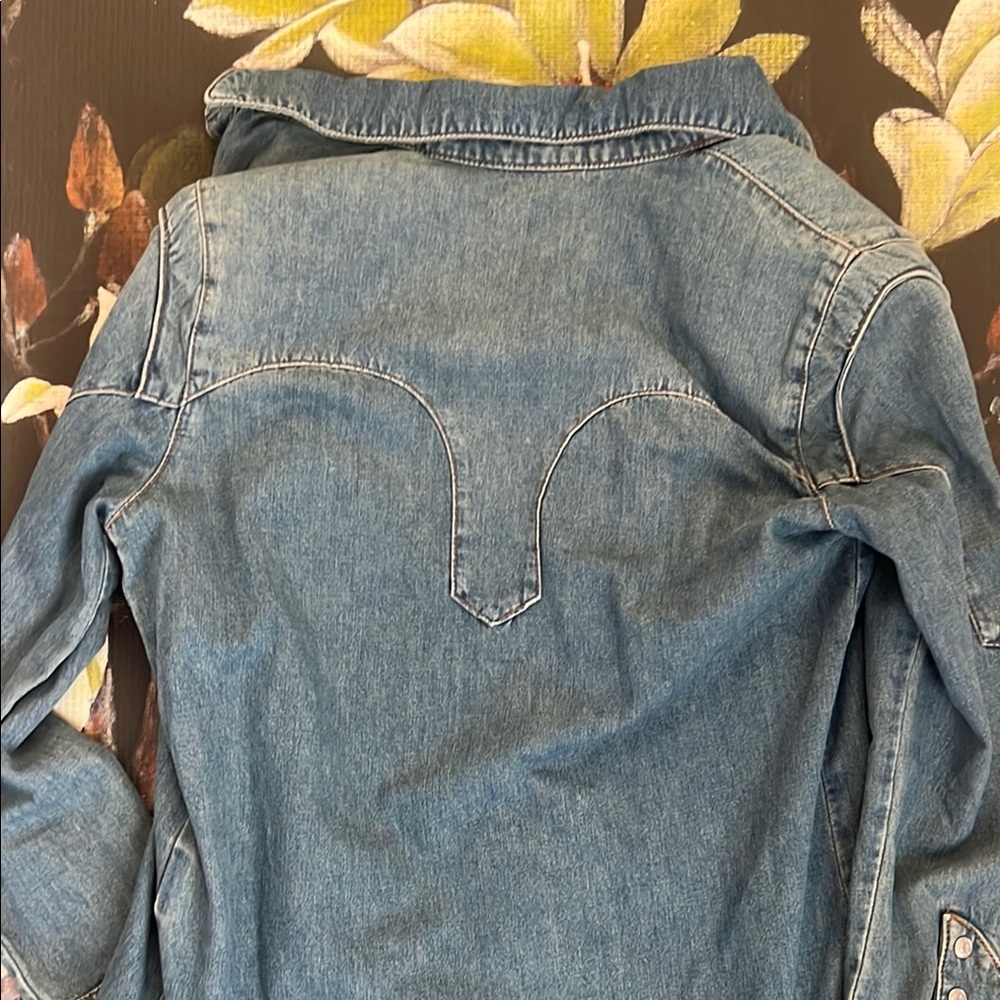 Zadig & Voltaire Thelmus Denim Shirt  NWOT - Picture 5 of 7